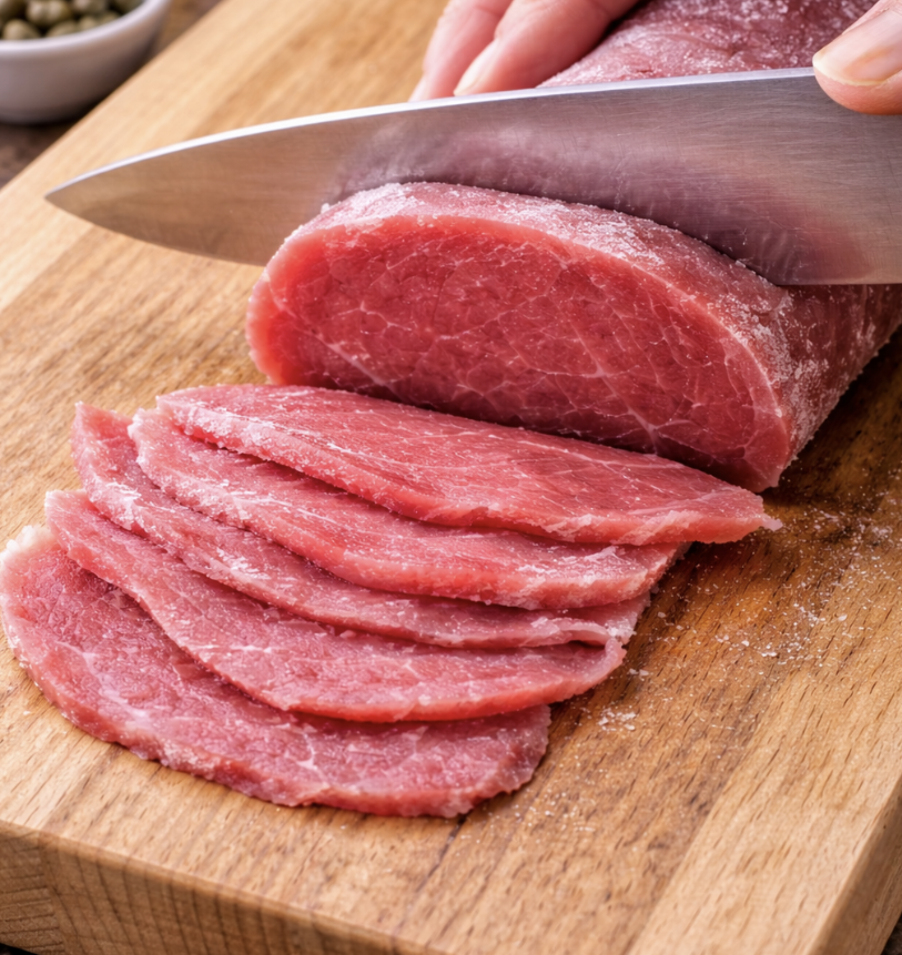 Rindercarpaccio mit Rucola und Parmesan_1