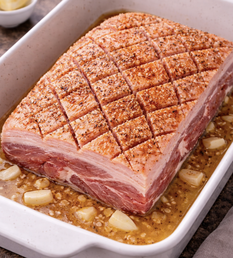 Schweinebauch-Häppchen mit Ahornglasur_1