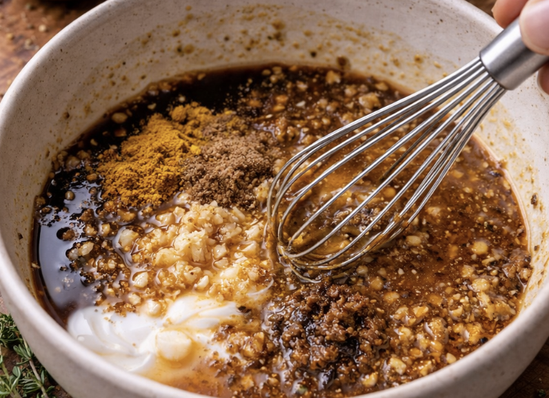 Hähnchen-Satay mit Erdnusssauce_1