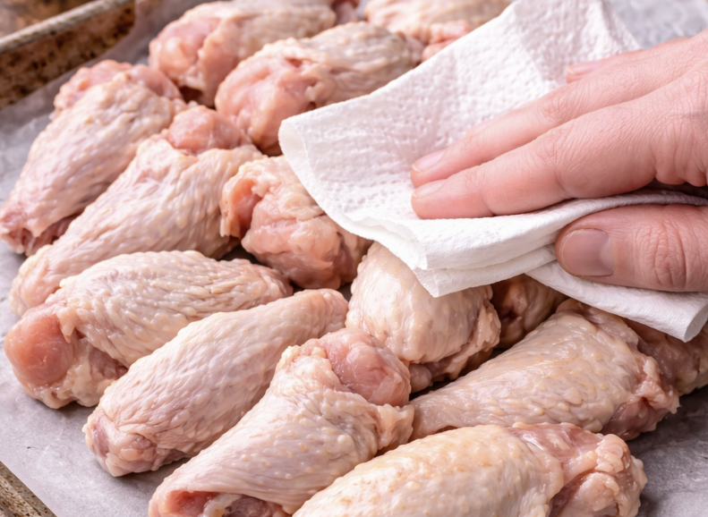 Knusprige Hähnchenflügel mit Kräuterdip_1