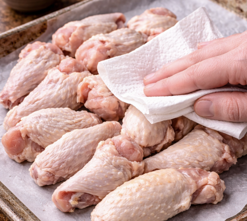 Knusprige Hähnchenflügel mit Kräuterdip_1