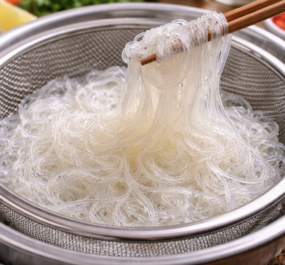 Asiatischer Glasnudelsalat mit gegrilltem Lachs_1