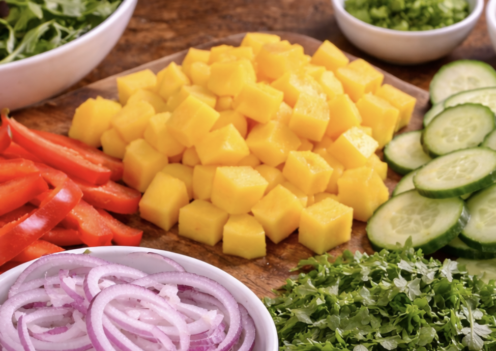 Garnelen-Mango-Salat mit Limettenvinaigrette_1