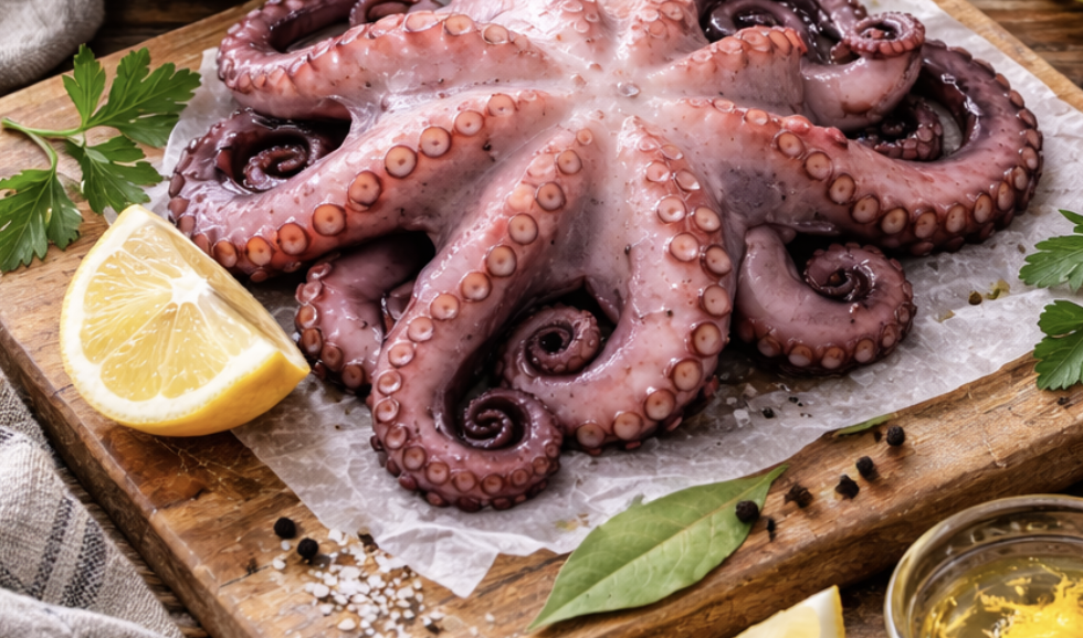 Oktopus-Salat mit Petersilie & Zitrone_1