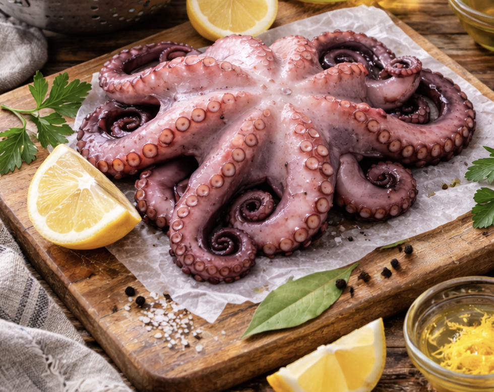 Oktopus-Salat mit Petersilie & Zitrone_1