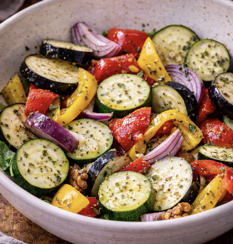 Halloumi-Salat mit gegrilltem Gemüse_1