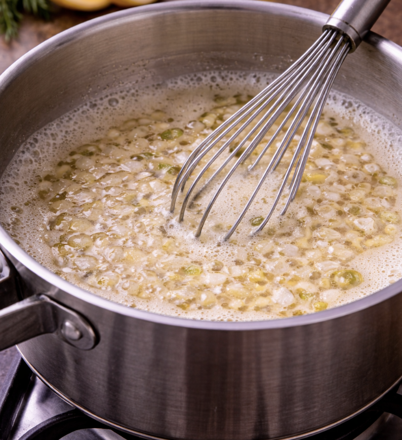 Zander auf der Haut gebraten mit Riesling-Schaum & Blattspinat_1