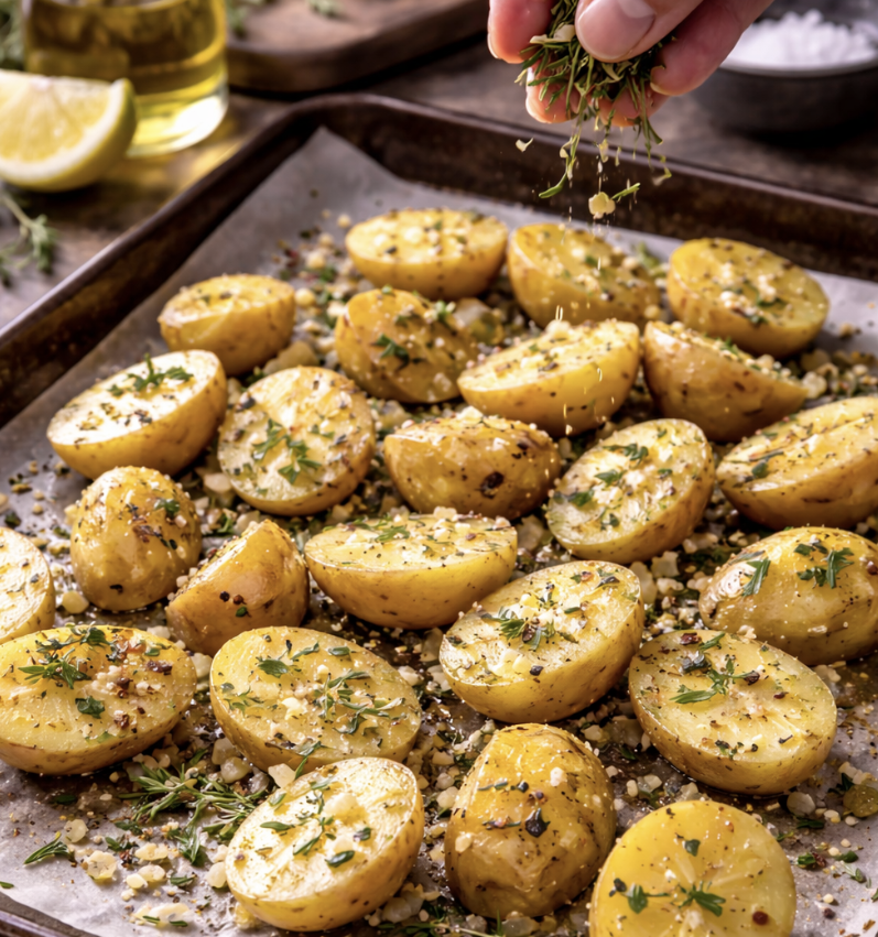 Dorade vom Grill mit Rosmarinkartoffeln_1