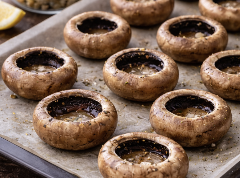 Krabben gefüllte Champignons_1