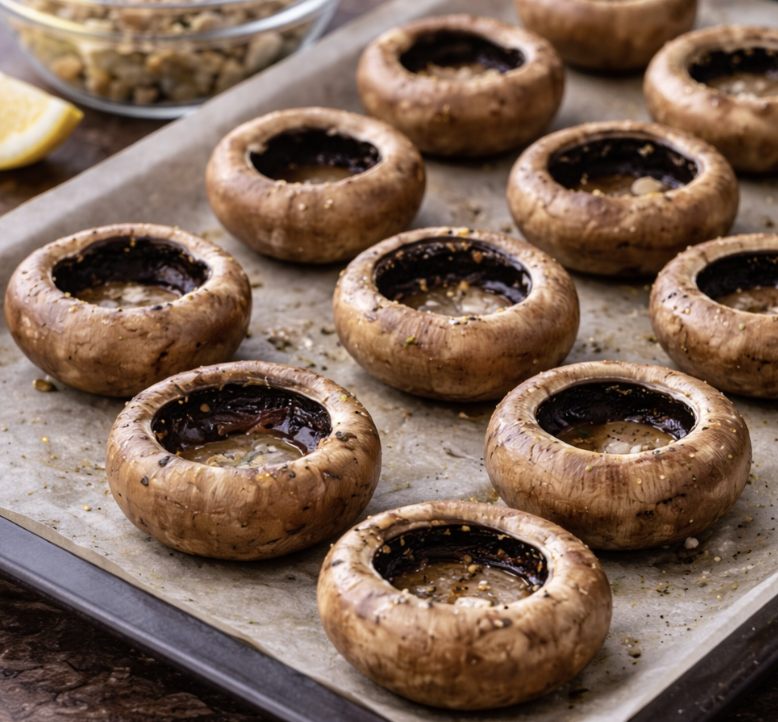 Krabben gefüllte Champignons_1