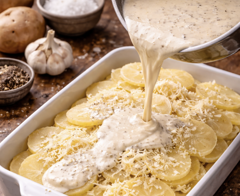 Rinderfilet mit Rotweinjus & Kartoffelgratin_1