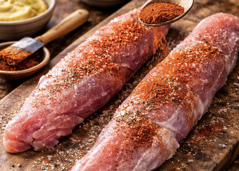 Schweinefilet im Speckmantel mit Rahmsoße_1