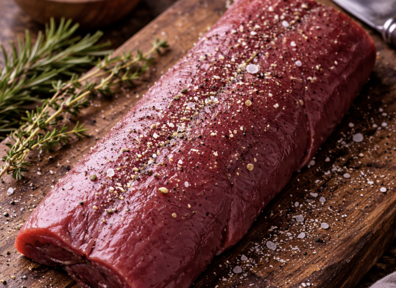 Rehrücken mit Preiselbeersauce & Maronen_1