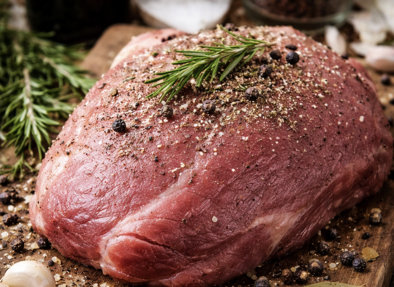 Wildschweinbraten mit Wacholder & Apfelrotkohl_1