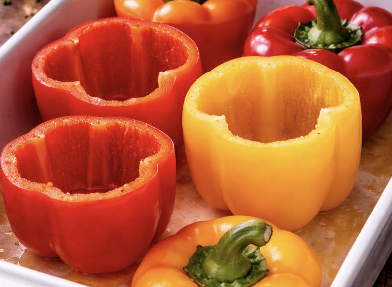 Gefüllte Paprika mit Couscous & Feta_1