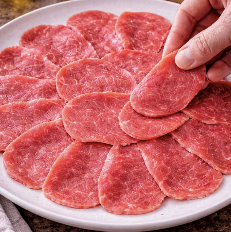 Rindercarpaccio mit Rucola und Parmesan_2