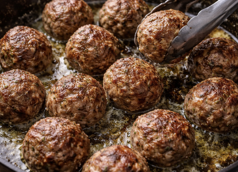 Elchfleischbällchen mit Wacholdersauce_2