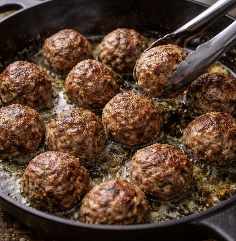 Elchfleischbällchen mit Wacholdersauce_2