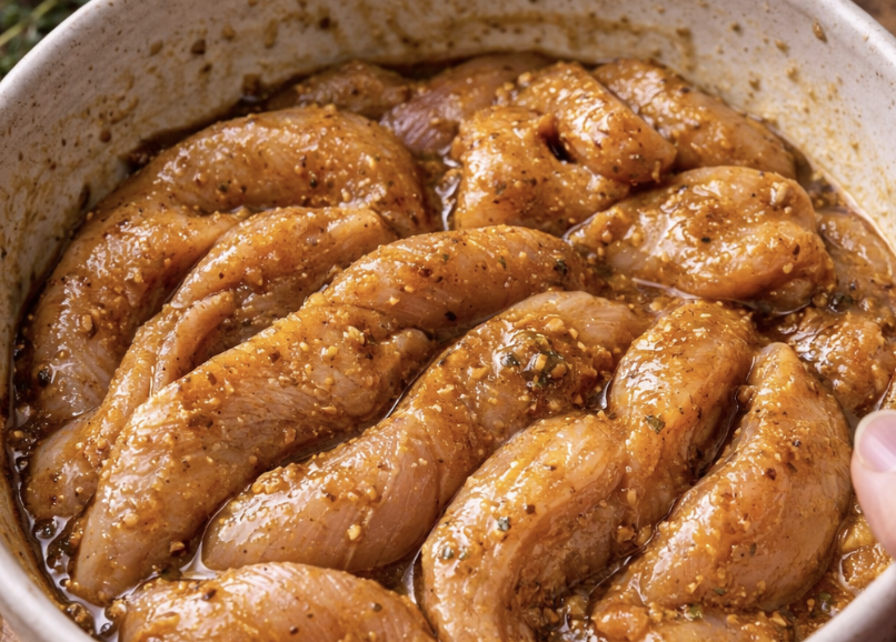 Hähnchen-Satay mit Erdnusssauce_2