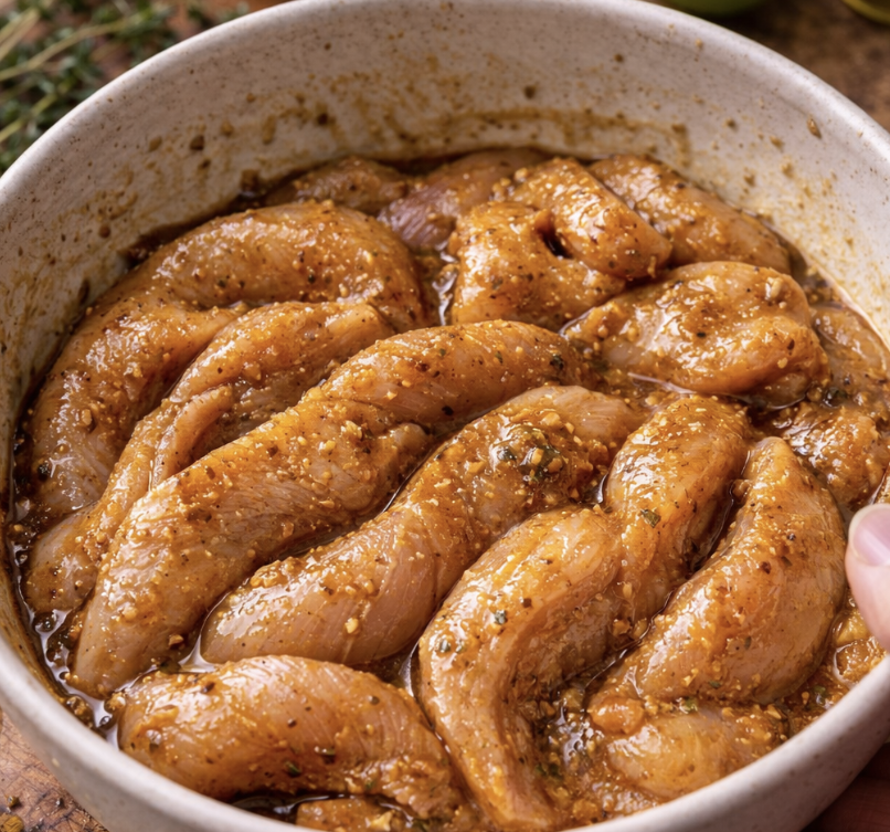 Hähnchen-Satay mit Erdnusssauce_2