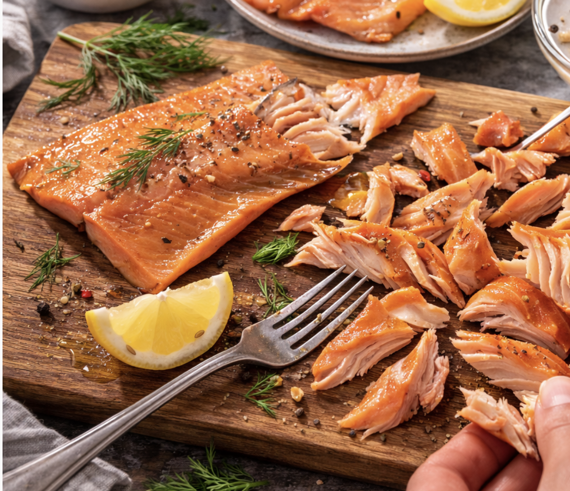 Räucherforellen-Salat mit Apfel & Meerrettich_2