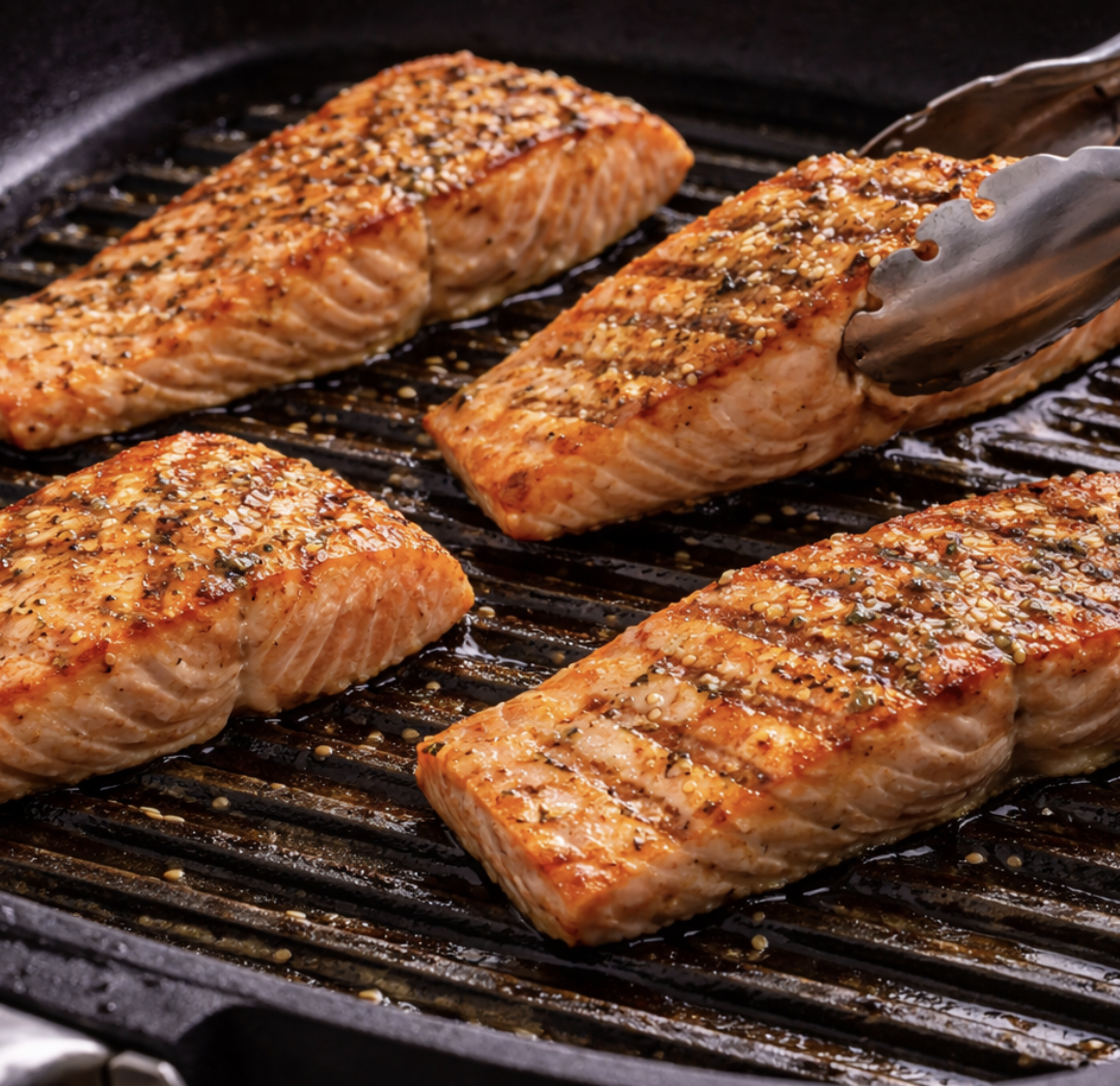 Asiatischer Glasnudelsalat mit gegrilltem Lachs_2