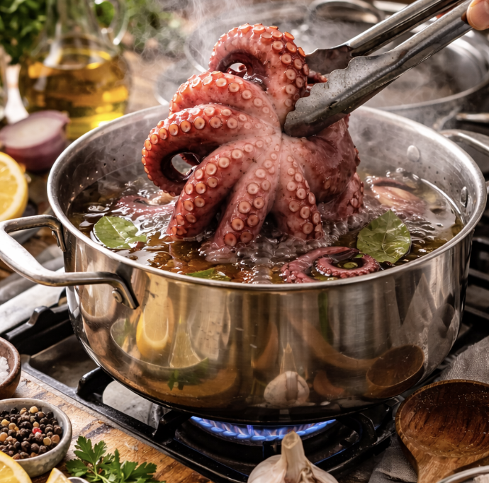 Oktopus-Salat mit Petersilie & Zitrone_2