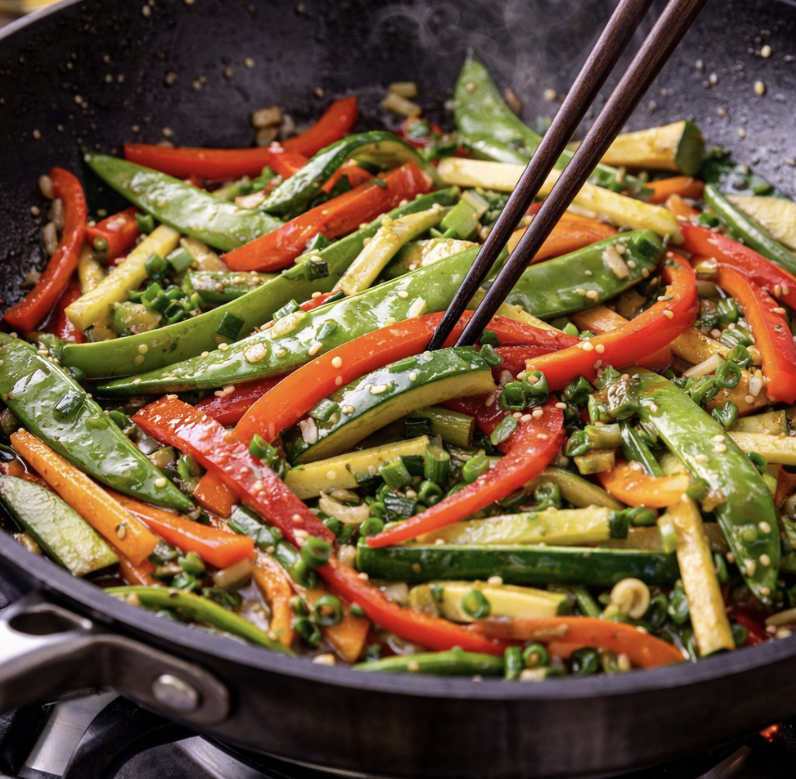 Thunfischsteak mit Sesamkruste & Asia-Gemüse_2