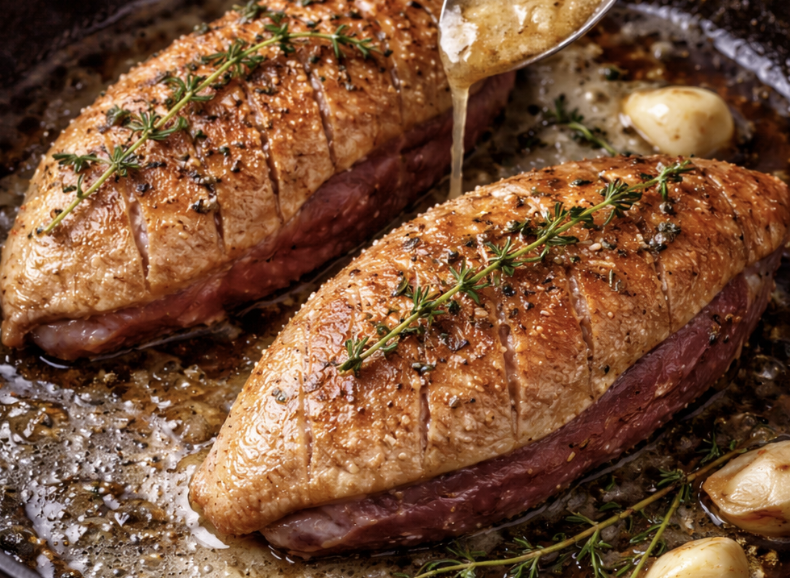 Fasanenbrust mit Trauben & Thymian_2