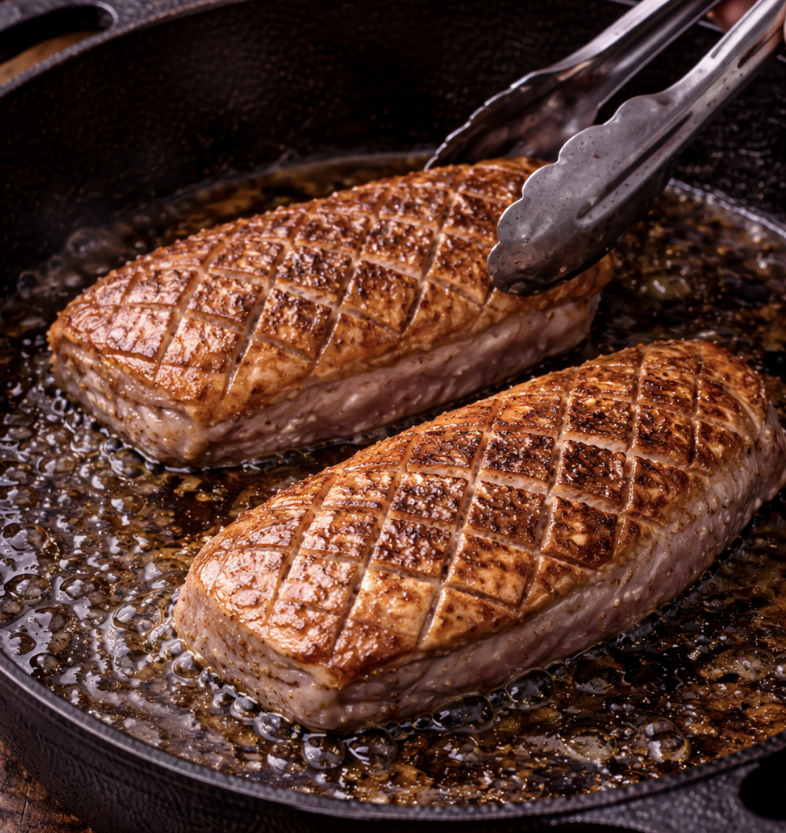 Entenbrust mit Orangenjus_2