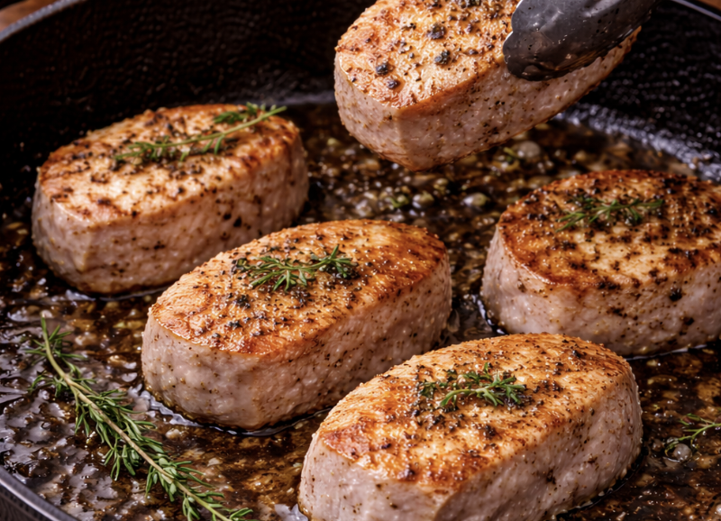 Putenmedaillons mit Champignonrahm_2