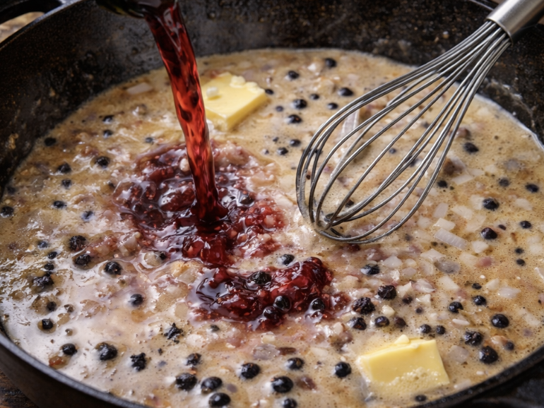 Elchfleischbällchen mit Wacholdersauce_3