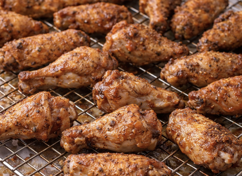 Knusprige Hähnchenflügel mit Kräuterdip_3