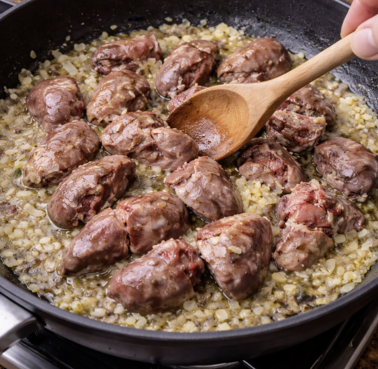 Hühnerleberpastete auf Toast_3