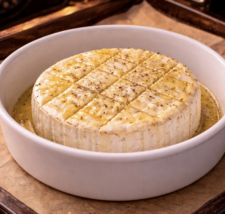 Gebackener Brie mit Honig und Nüssen_3