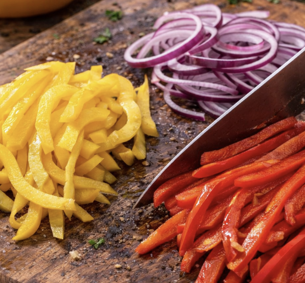 Rindfleischsalat mit Paprika & Zwiebeln_3