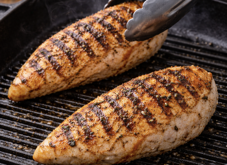 Caesar Salad mit gegrillter Hähnchenbrust_3