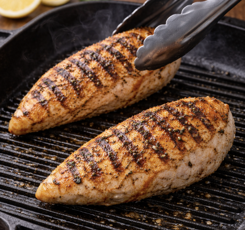 Caesar Salad mit gegrillter Hähnchenbrust_3