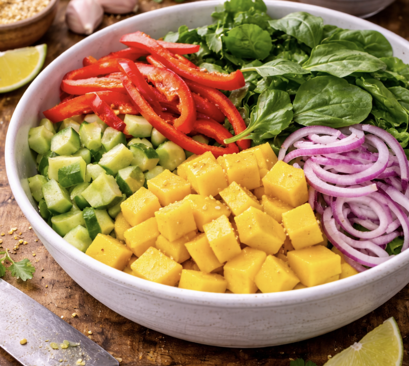 Hähnchen-Mango-Curry-Salat_3