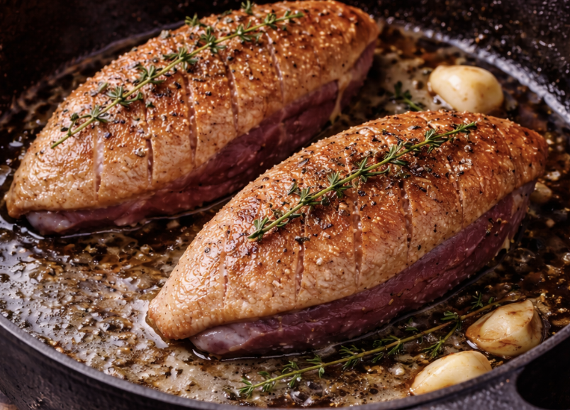 Fasanenbrust mit Trauben & Thymian_3