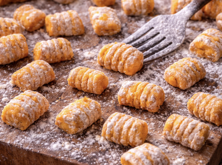 Kürbis-Gnocchi mit Salbeibutter_3