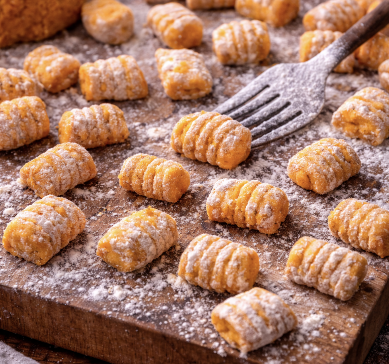 Kürbis-Gnocchi mit Salbeibutter_3