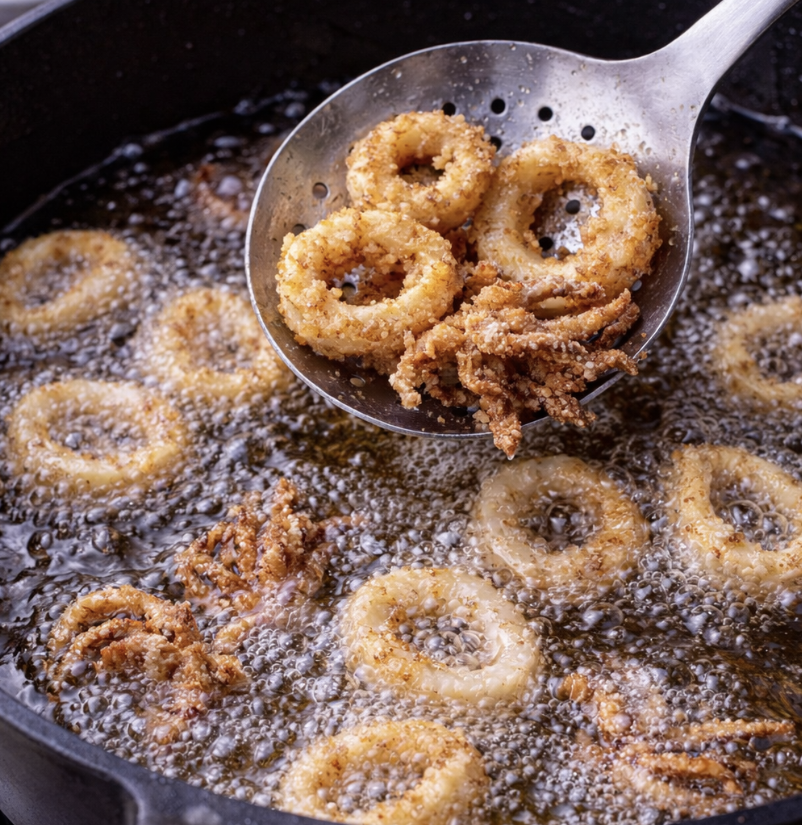 Knusprige Calamari mit Zitrone und Marinara-Sauce_3