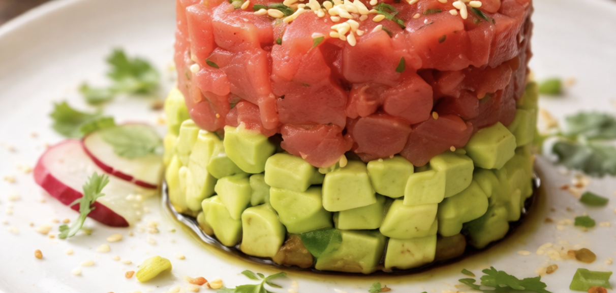 Thunfisch-Tatar mit Avocado & Sesam_4