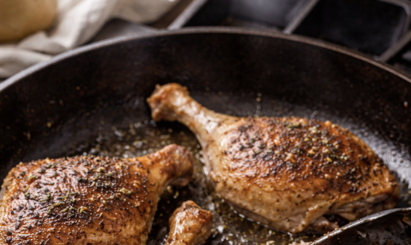 Entenconfit-Häppchen mit Kirschkompott_4