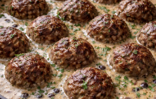 Elchfleischbällchen mit Wacholdersauce_4