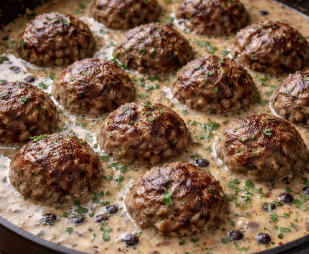 Elchfleischbällchen mit Wacholdersauce_4