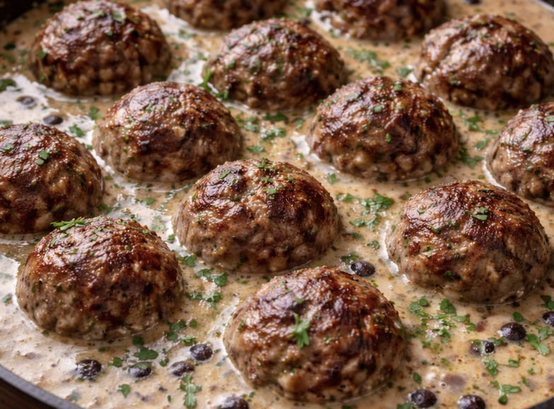 Elchfleischbällchen mit Wacholdersauce_4