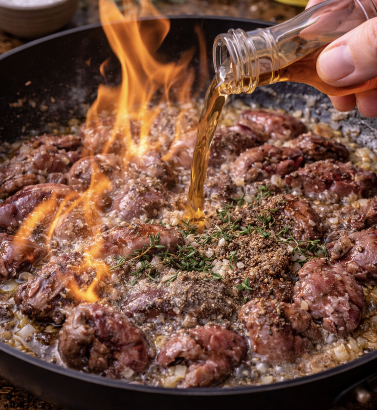 Hühnerleberpastete auf Toast_4