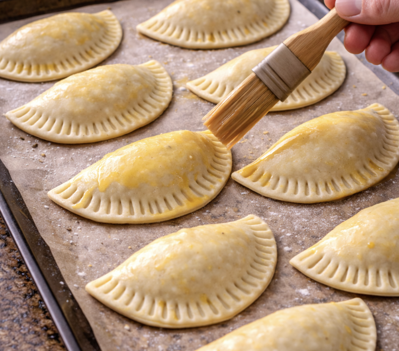 Gefüllte Teigtaschen mit Spinat und Feta_4